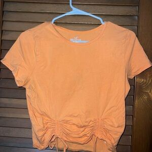 Hollister Women's Short Sleeve Orange Tee